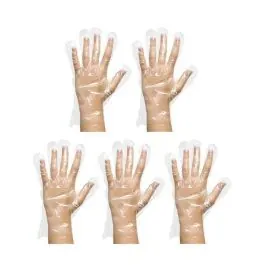 10x Handschuhe Kunststoff Herren 100 Stück