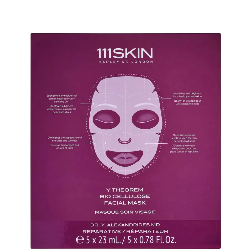 111SKIN Y Theorem Bio Cellulose Facial Mask Box