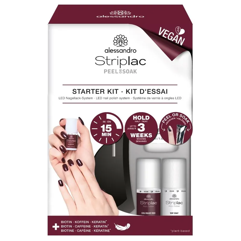 Alessandro Striplac Peel Or Soak Striplac Kit de démarrage
