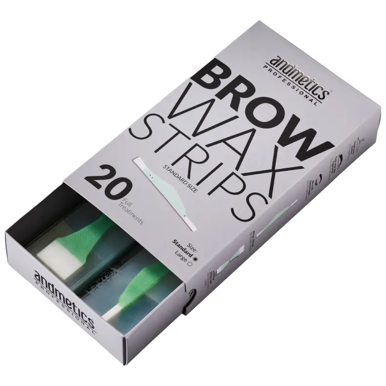 andmetics professional Brow Wax Strips Standard