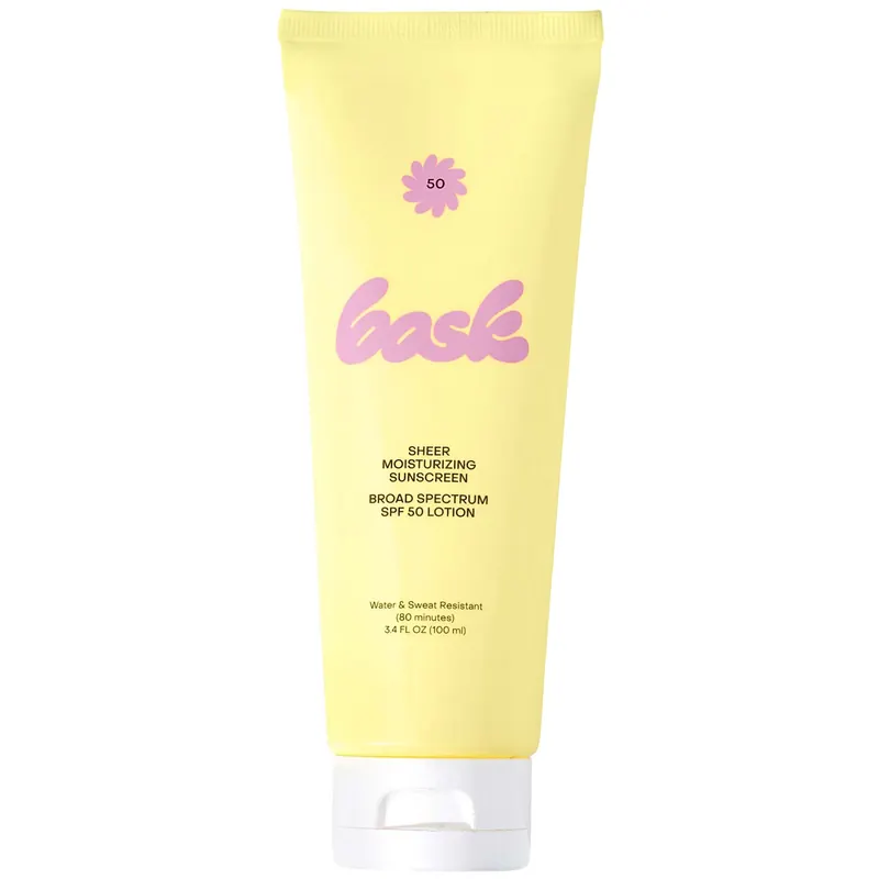 Bask Suncare SPF 50 Sheer Moisturizing Lotion (100ml)