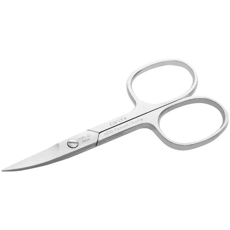 Canal nail scissors curved stainless
