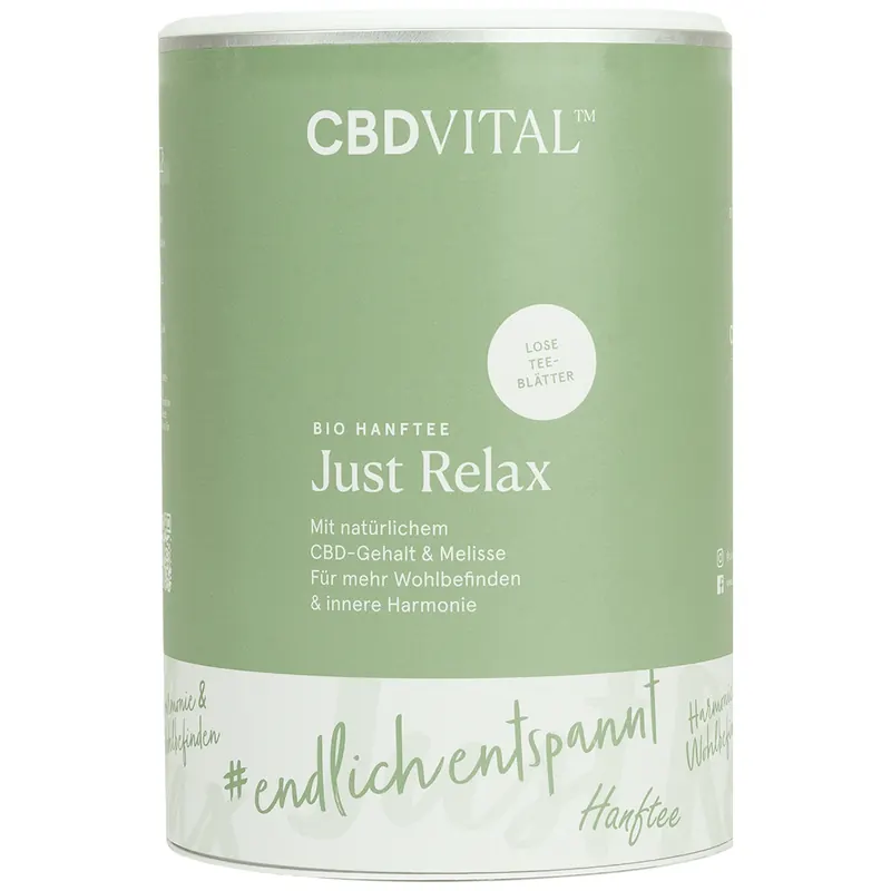 CBD VITAL Hanftee Bio 1,5% Just Relax