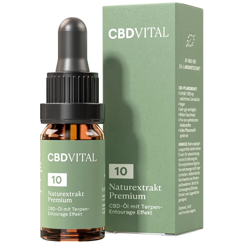 CBD VITAL Natural Extract PREMIUM CBD Oil 10%