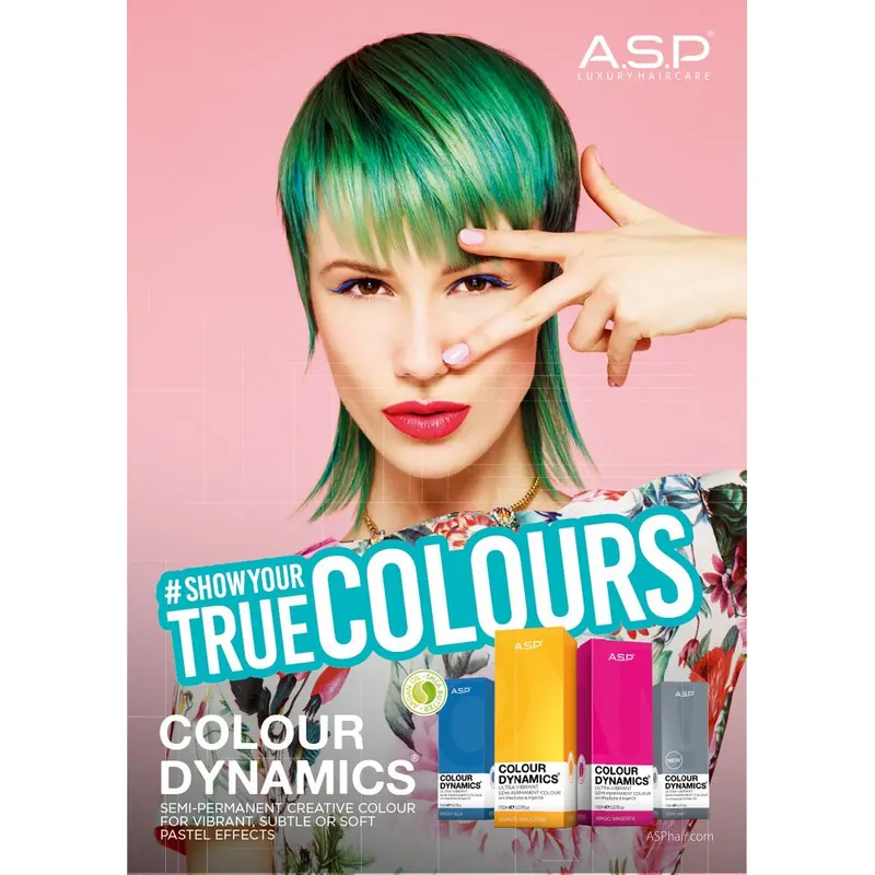 Colour Dynamics Poster Green