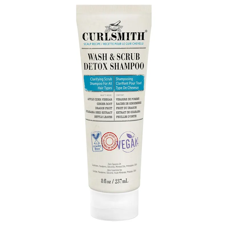 CURLSMITH Wash & Scrub Detox Shampoo