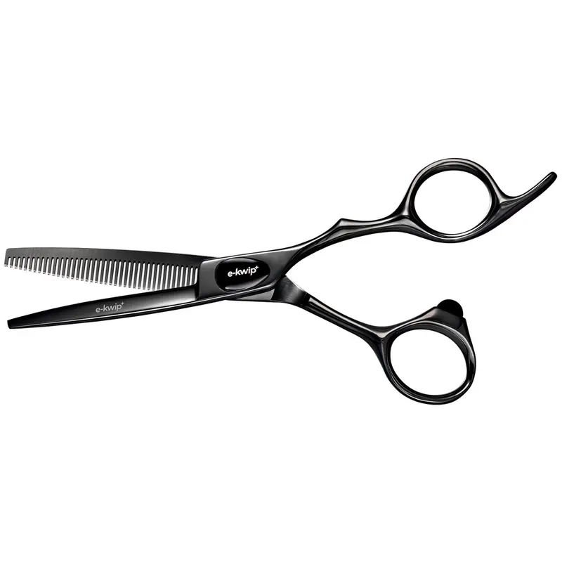 e-kwip plus Primus Black Titanium Modellierschere