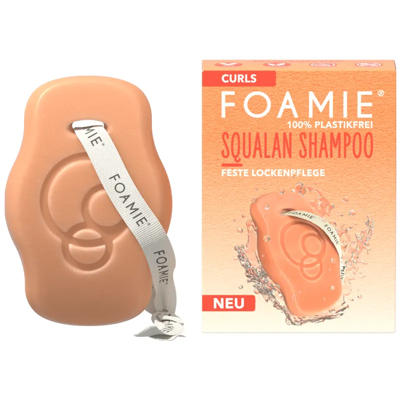 Foamie Solid Shampoo Squalane Firm Curl Care
