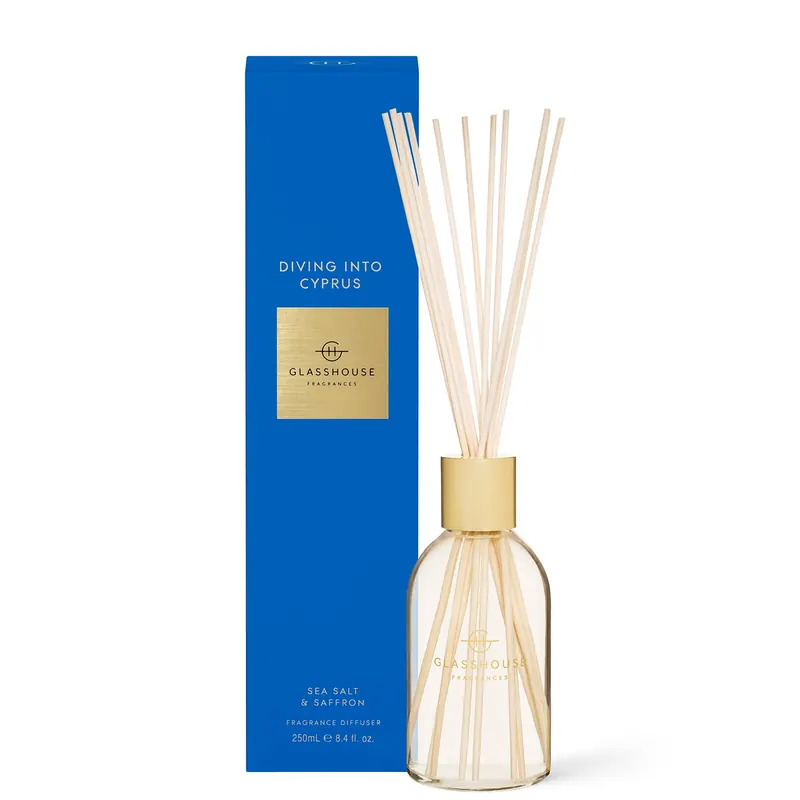 Glasshouse Fragrances Diving into Cyprus Diffuser 8.4 fl. oz