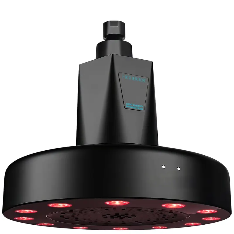 HigherDOSE Red Light Shower Filter- Matte Black