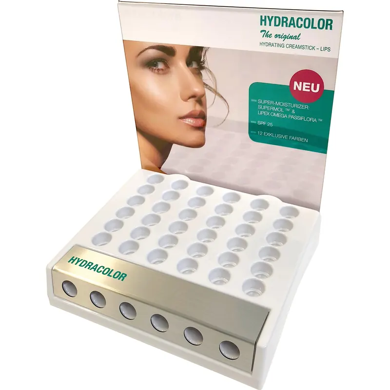 Hydracolor Leerdisplay 6x6 Farben