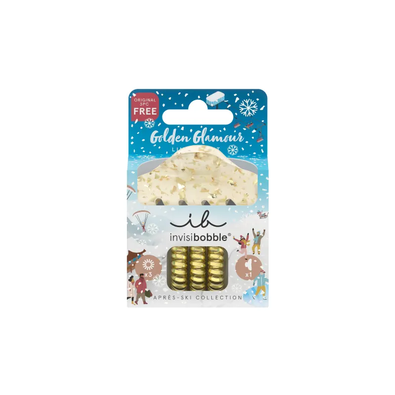 invisibobble Apres Ski Golden Glamour