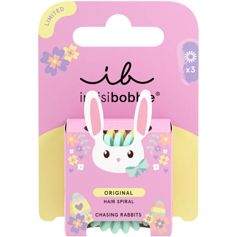 invisibobble ORIGINAL Easter Chasing Rabbits Spirales à cheveux