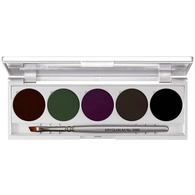 Kryolan Cake Eye Liner Set 5 Farben magnetisch