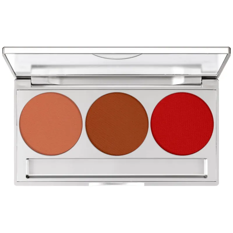 Kryolan Professional Trio Blusher Set magnetisch
