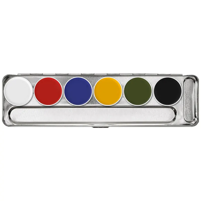 Kryolan Supracolor Palette 6 Farben