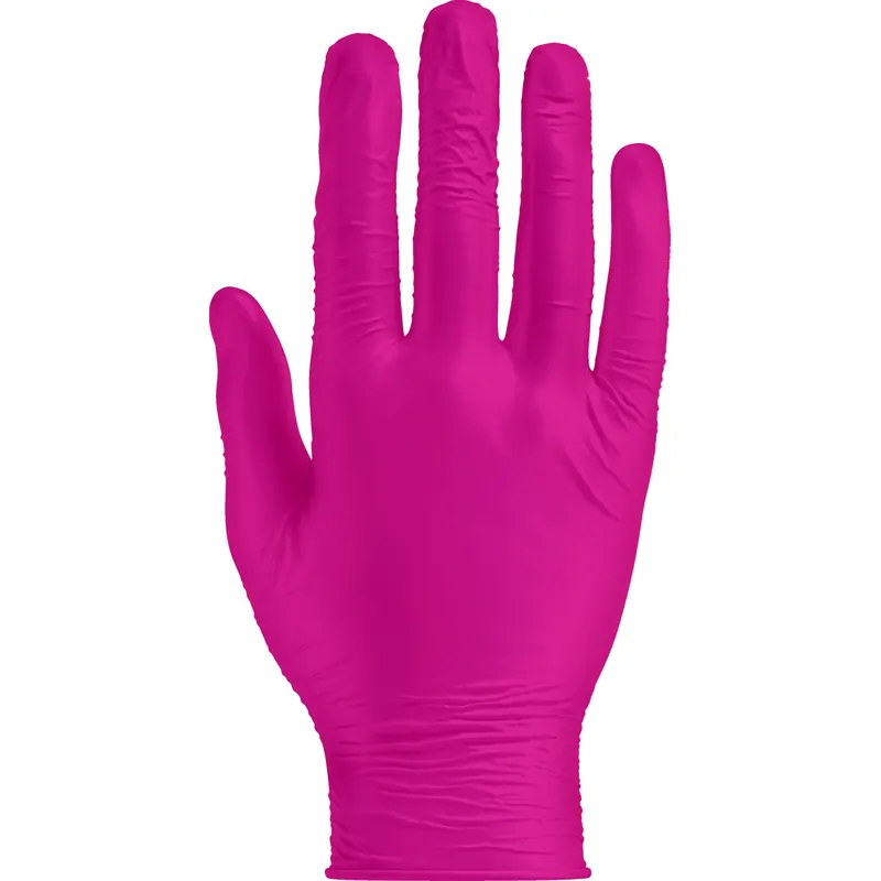 Nitrilhandschuhe pink puderfrei 100STK