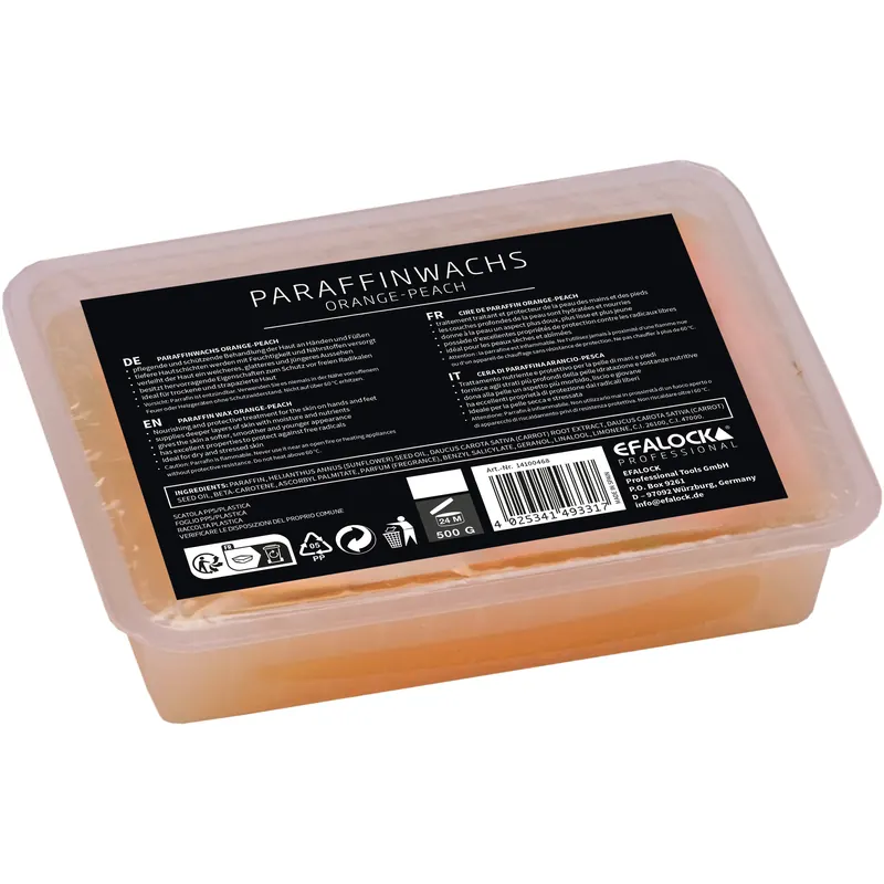 Parafin-Wachs Orange/Peach 500g
