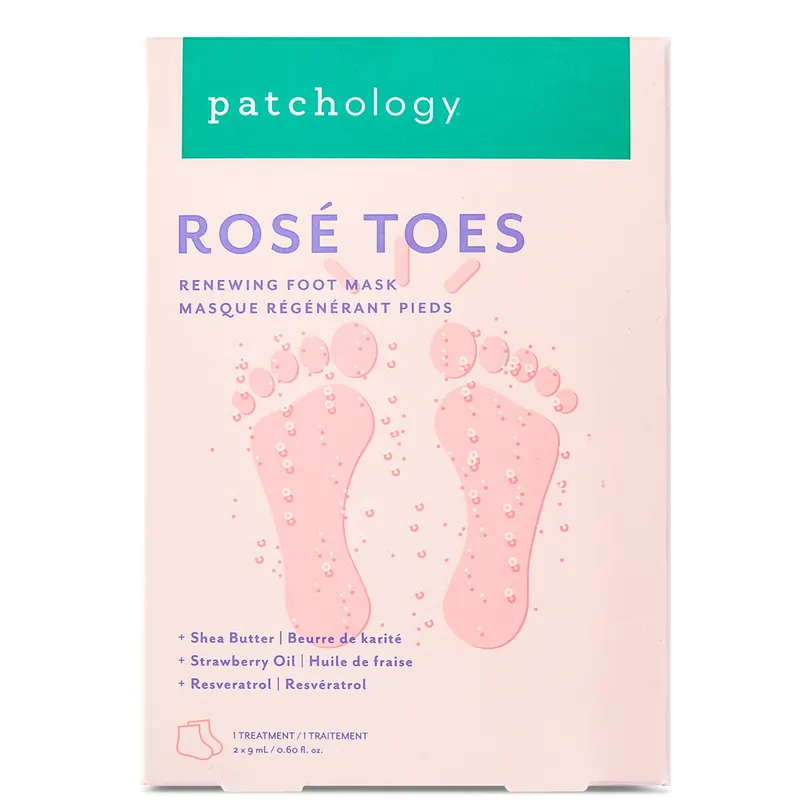 Patchology Rosé Toes -Renewing Foot Mask 60g