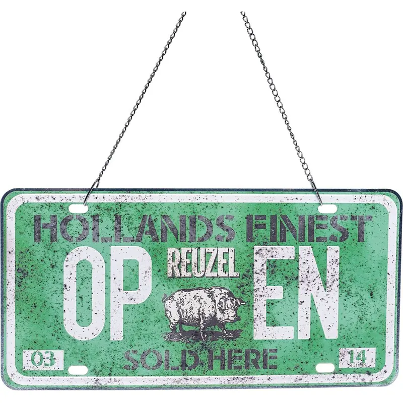 Reuzel Open/Closed Schild