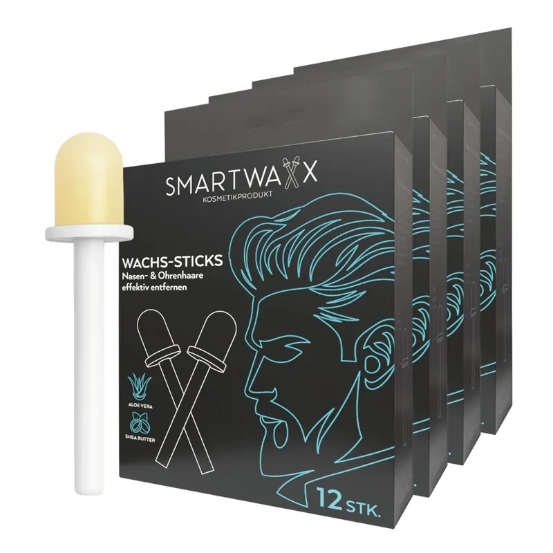 SMARTWAXX Nasen- & Ohr Wachs Entfernungsstäbchen 12 Stück