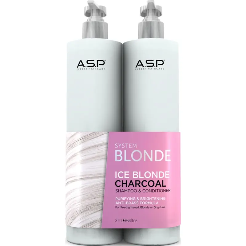 System Blonde Ice Blonde Char.Duopack 1L