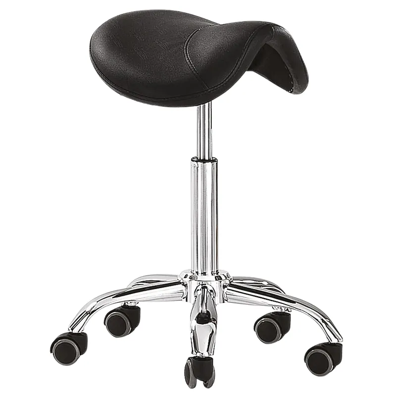 Tabouret Selle De Cheval Noir
