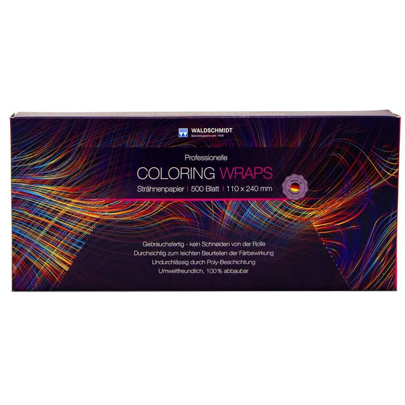 Waldschmidt Coloring Wraps Strähnen-Papier 66x500 Blatt