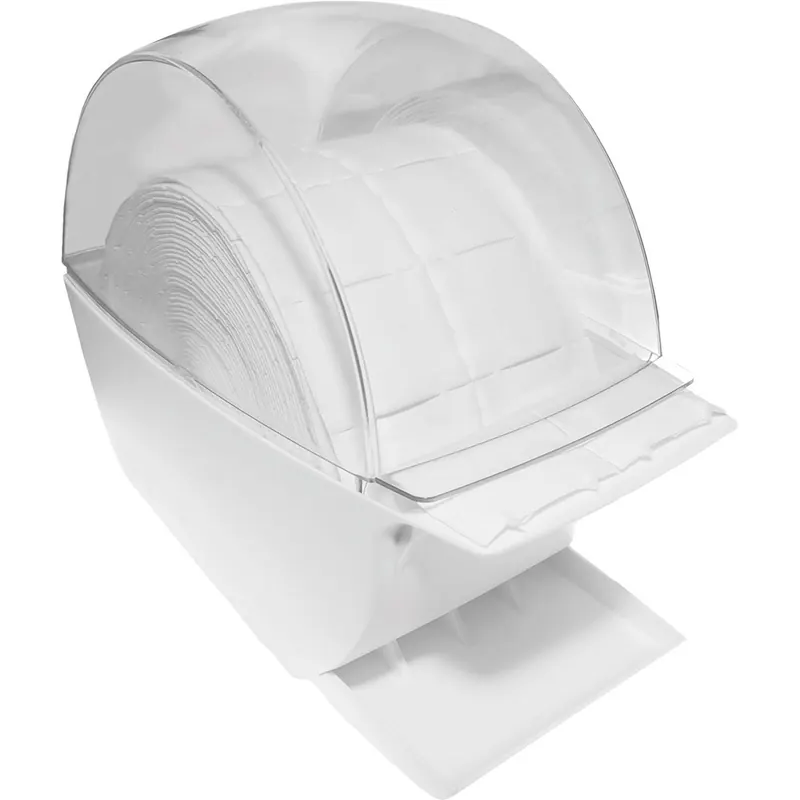 Zellettenspender aus Acryl + 500er Rolle